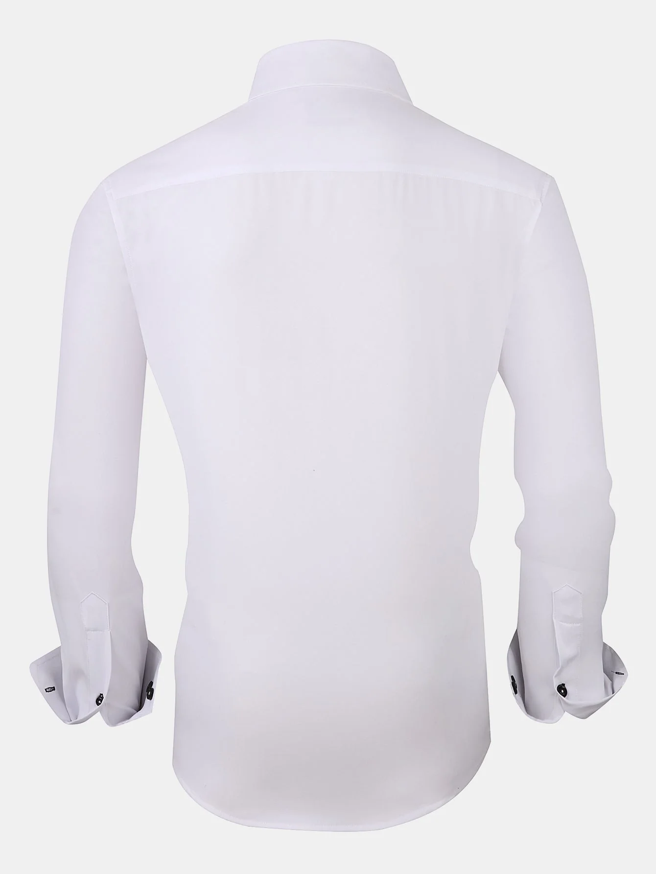 Dalmacio® | Long Sleeve Contrast Dress Shirt - Image 12