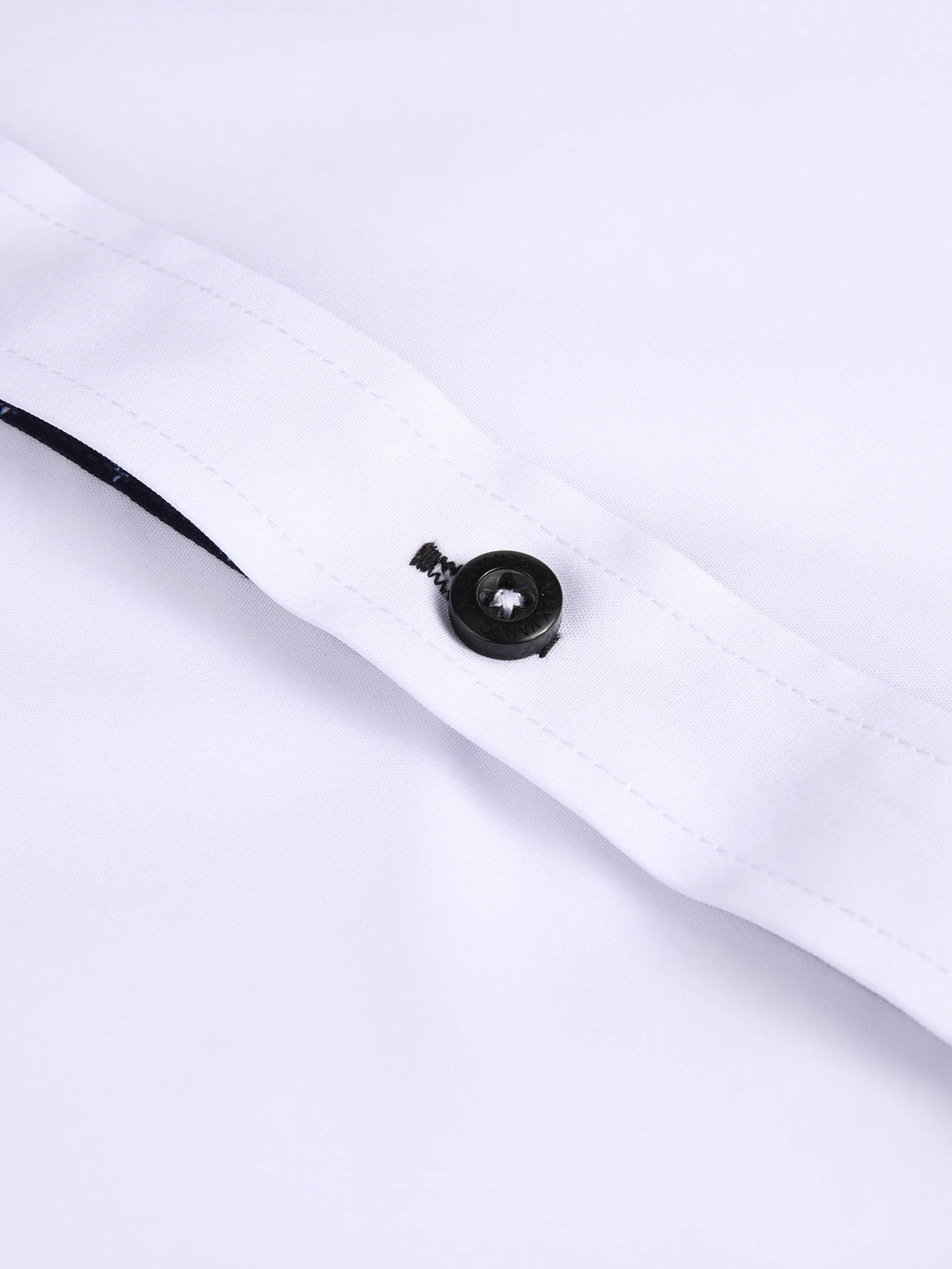 Dalmacio® | Long Sleeve Contrast Dress Shirt - Image 13