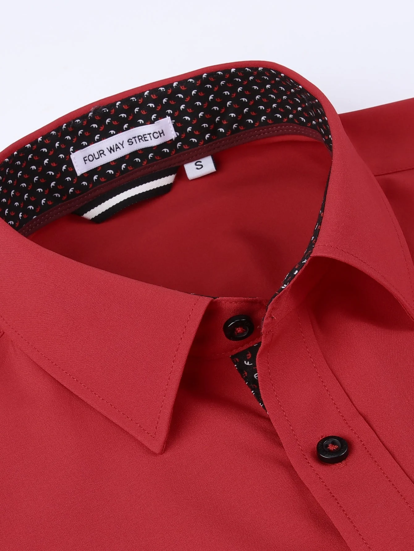 Dalmacio® | Long Sleeve Contrast Dress Shirt - Image 19