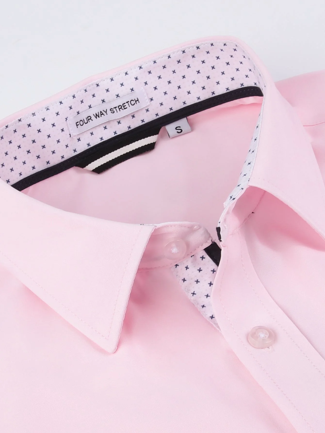 Dalmacio® | Long Sleeve Contrast Dress Shirt - Image 20