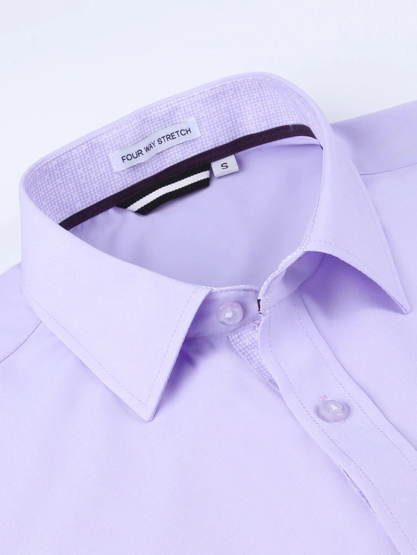 Dalmacio® | Long Sleeve Contrast Dress Shirt - Image 22