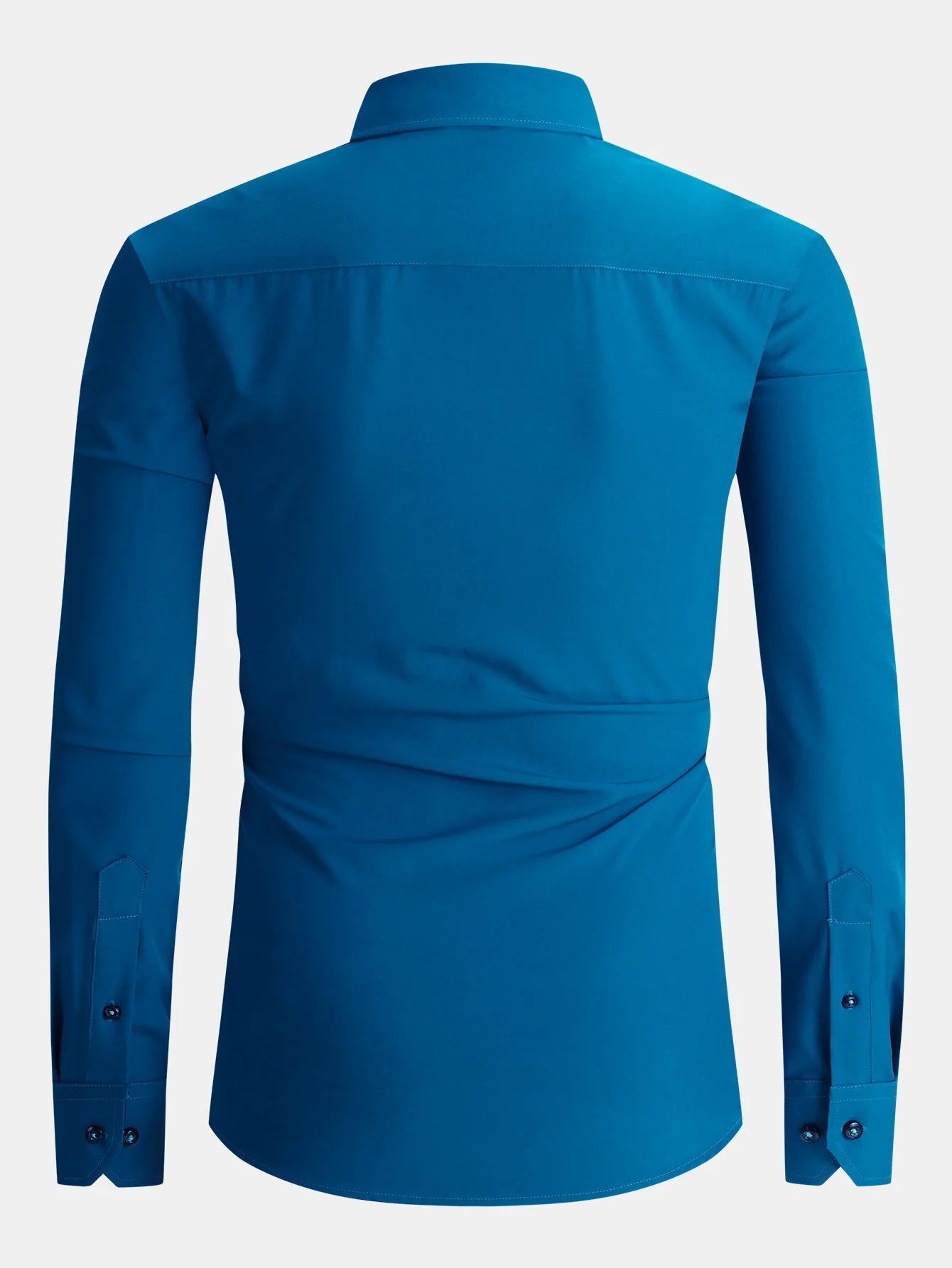 Dalmacio® | Long Sleeve Contrast Dress Shirt - Image 4