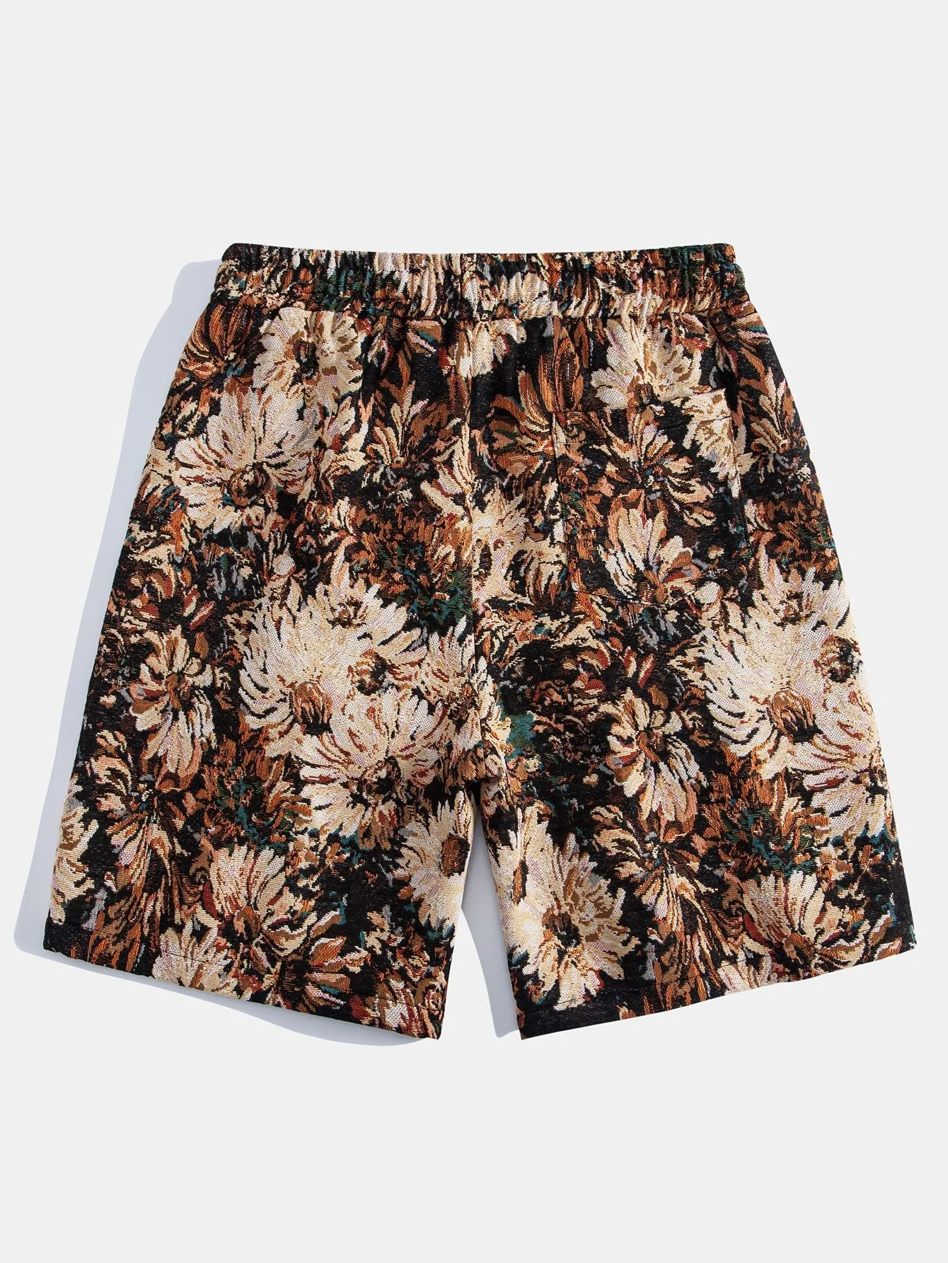 Damian | Painted Floral Jacquard Shorts - Image 19