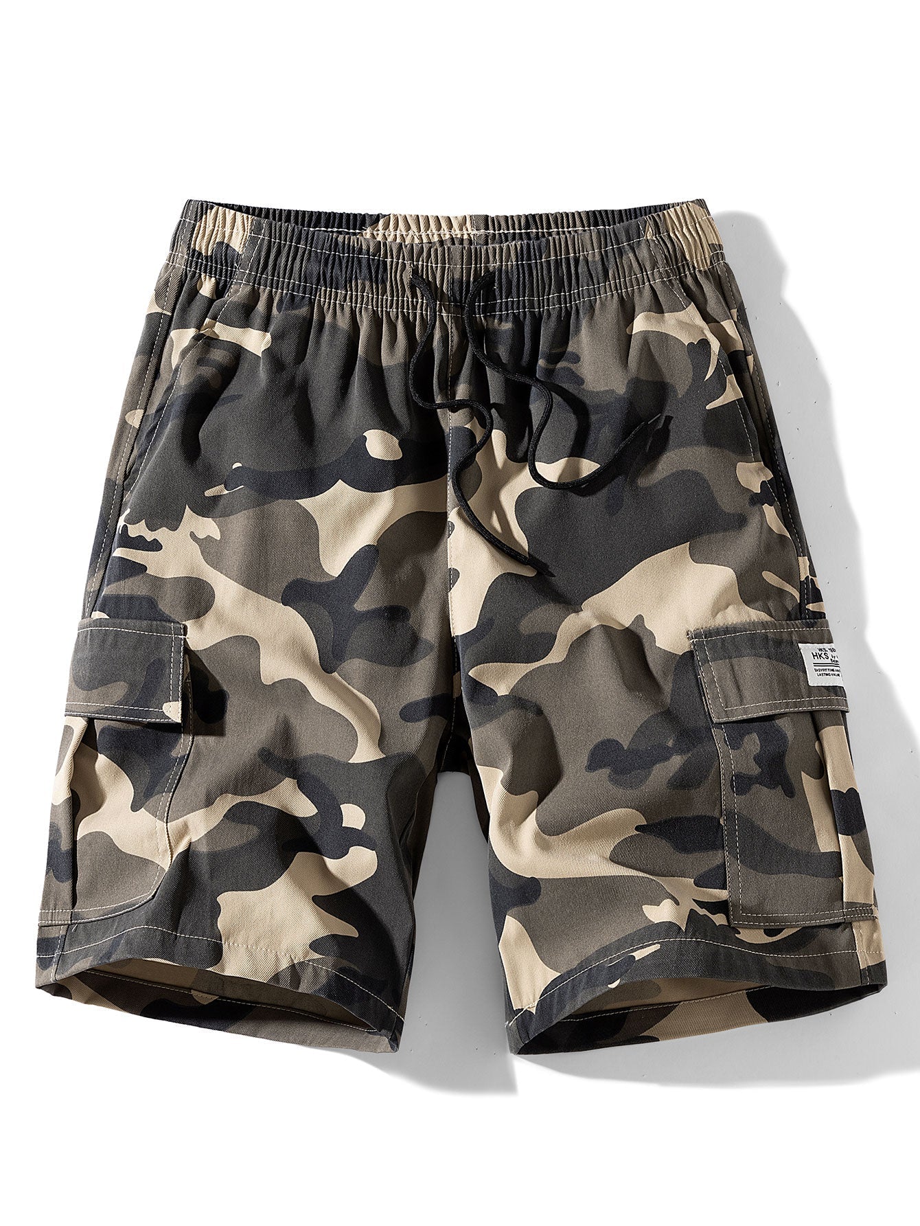 Daniel® | Camouflage Drawstring Cargo Shorts - Image 5