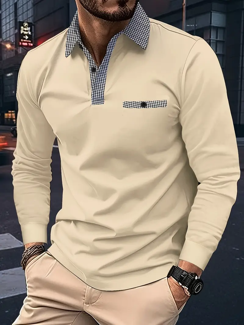 Daniel® | Classic Long-Sleeved Polo Shirt For Spring - Image 4
