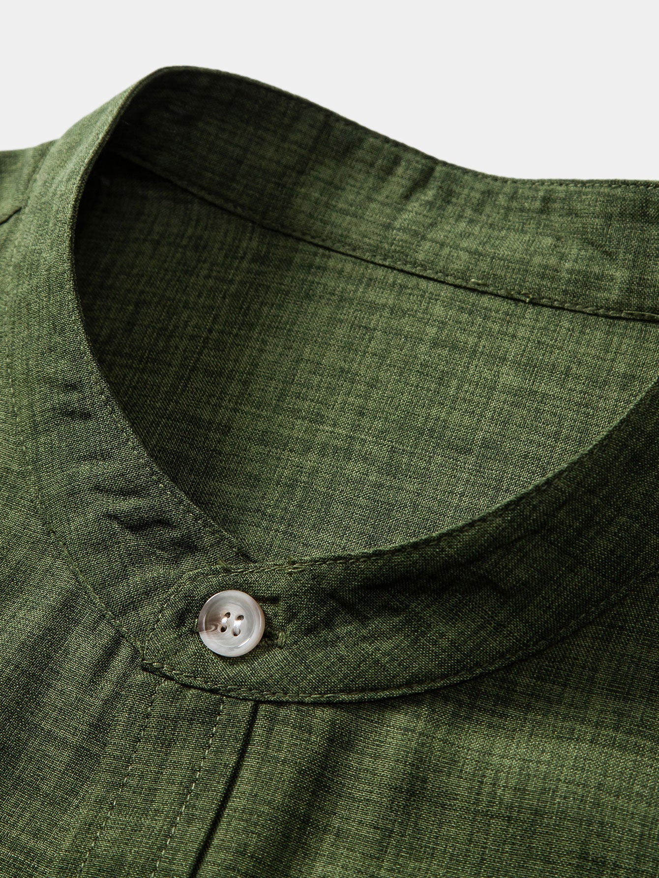 Daniel® | Short Sleeve Stand Collar Shirt & Straight Leg Linen Pants - Image 18
