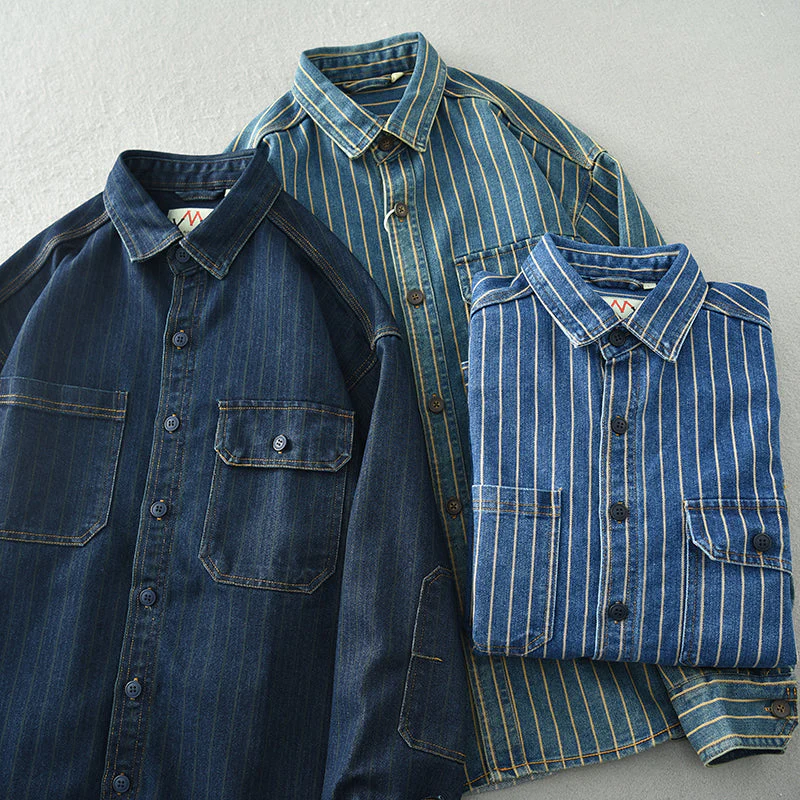 Daniel® | Vertical Striped Denim Jacket - Image 5