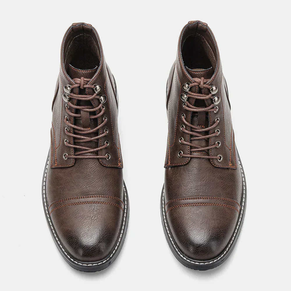 Daniel® | Vintage Derby Boots With Toe - Image 5