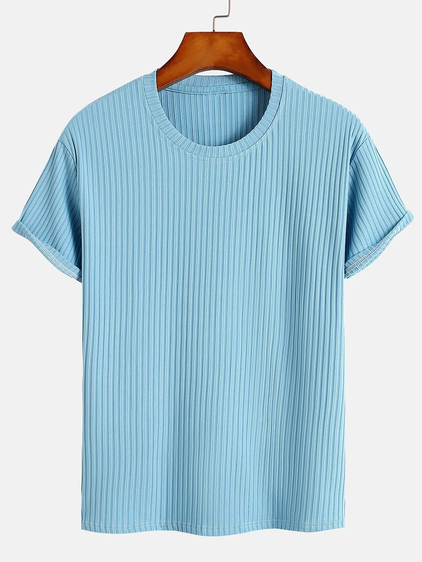 Danilo® | Basic Slim Fit Ribbed T-Shirt - Image 4
