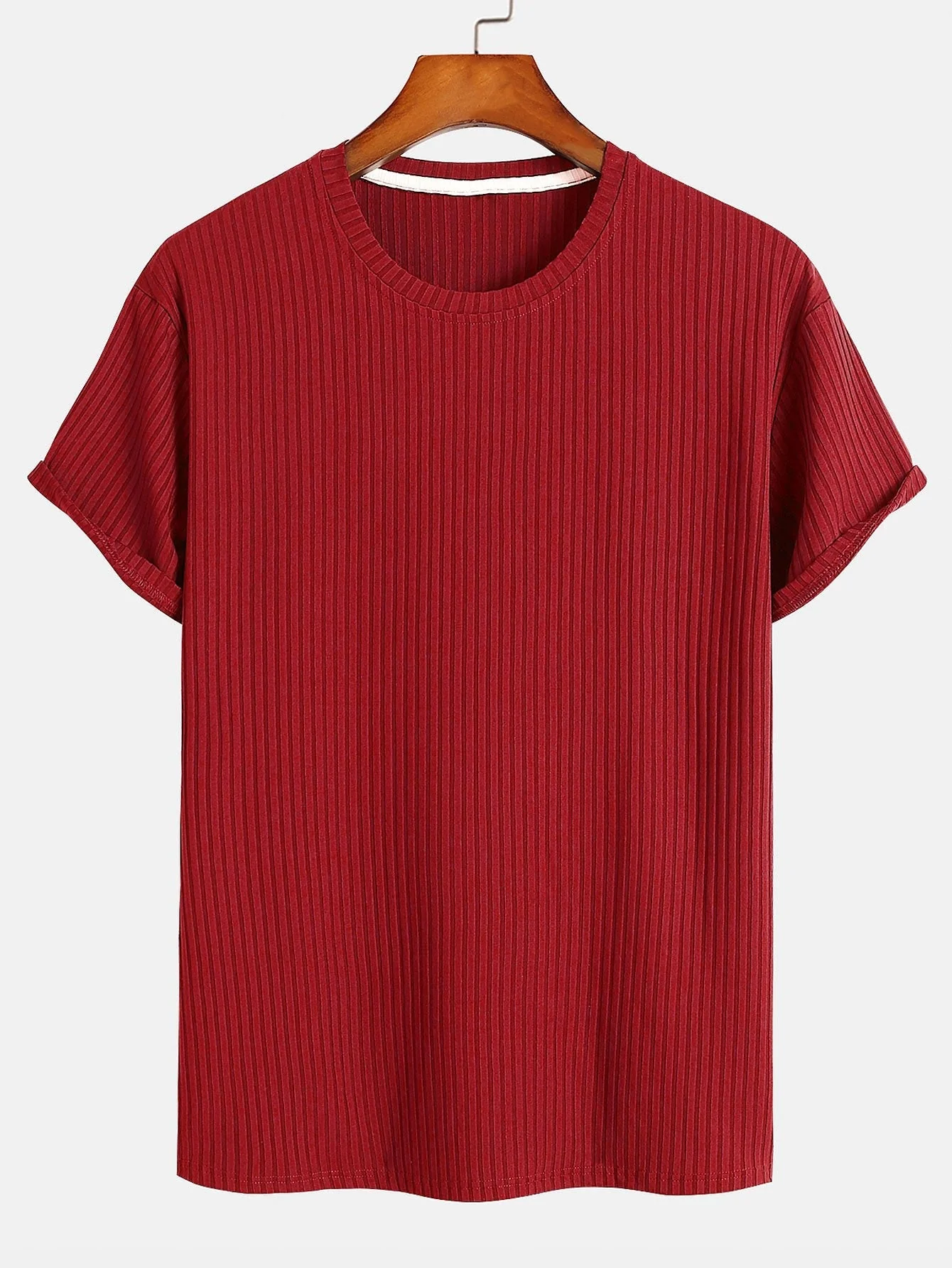 Danilo® | Basic Slim Fit Ribbed T-Shirt - Image 5