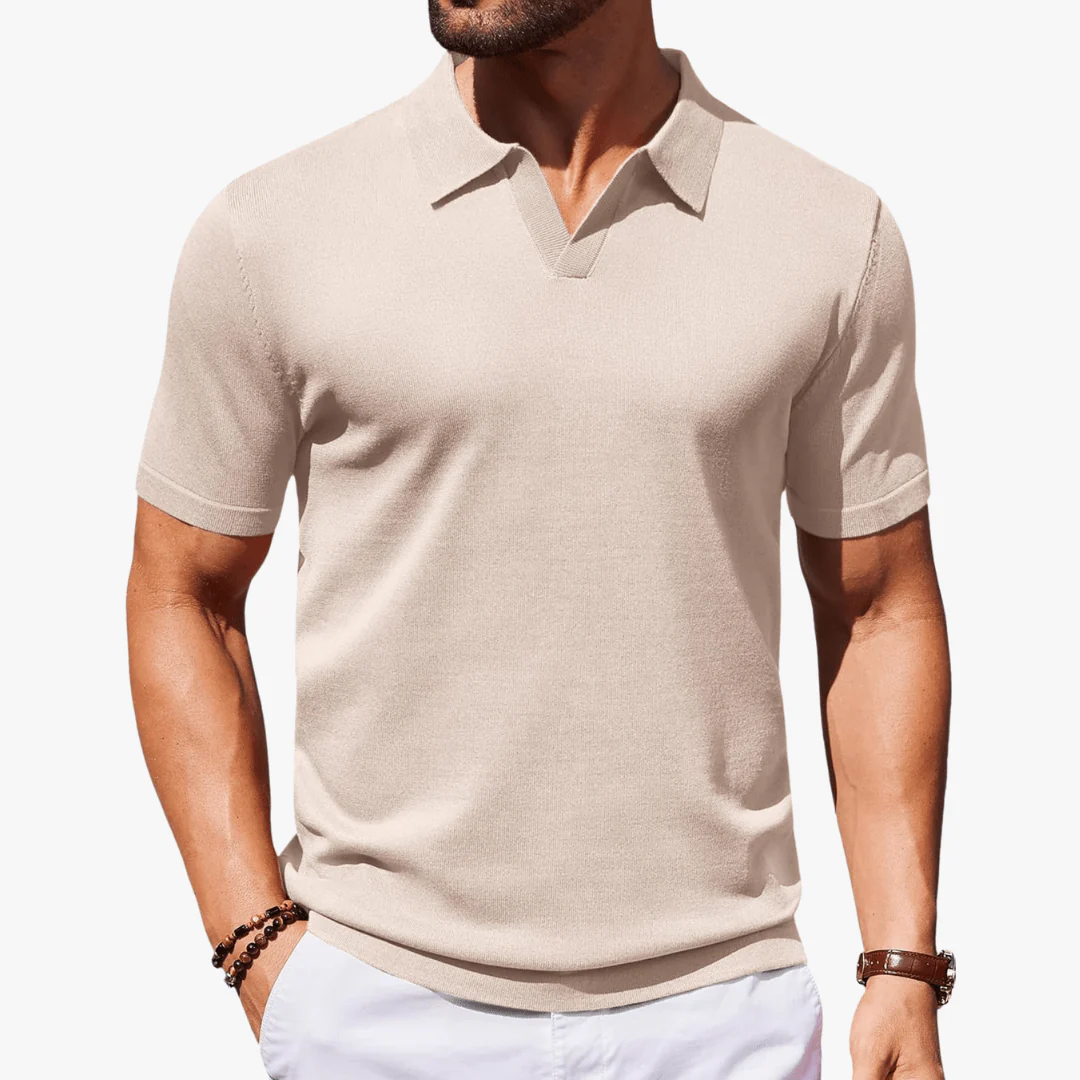 Danilo | Men's Knit Polo Shirt - Image 7