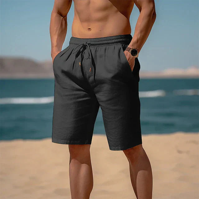 Dante® | Classic Linen Beach Shorts For Men - Image 2