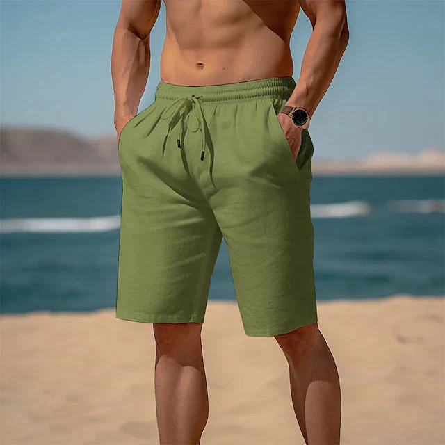 Dante® | Classic Linen Beach Shorts For Men - Image 3