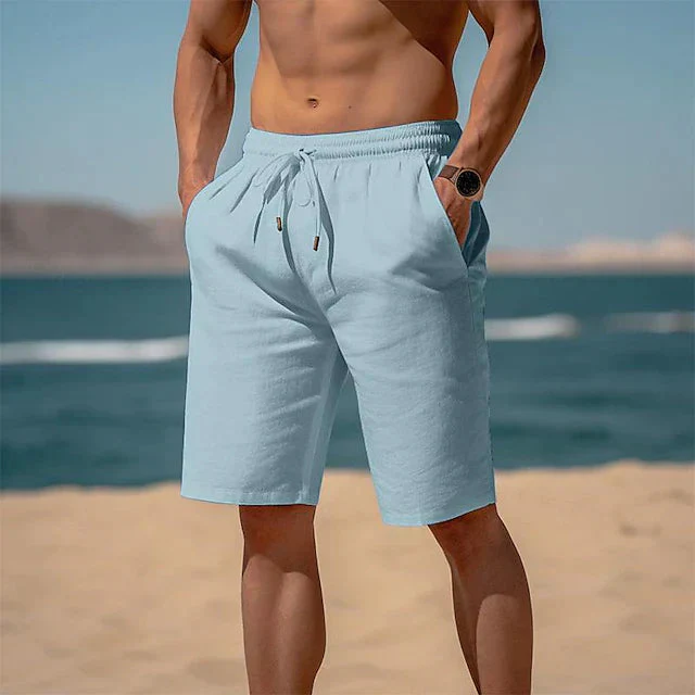 Dante® | Classic Linen Beach Shorts For Men - Image 4