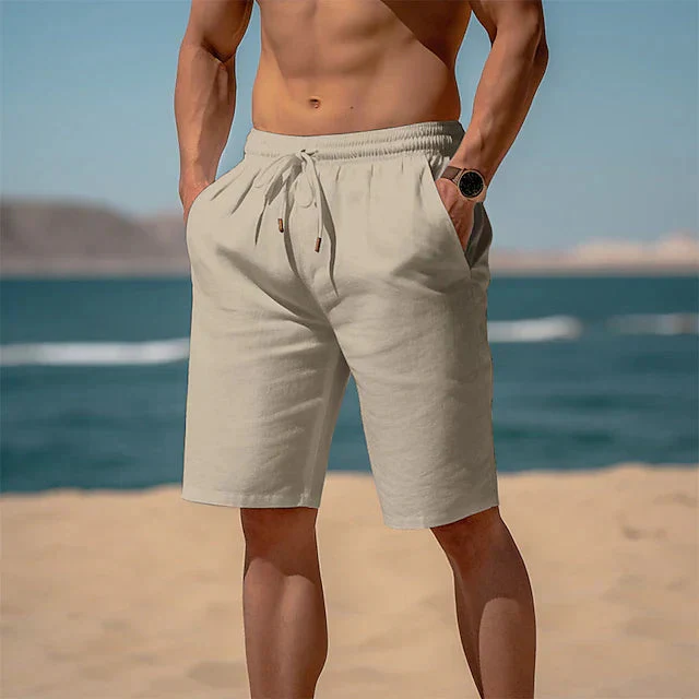 Dante® | Classic Linen Beach Shorts For Men - Image 5