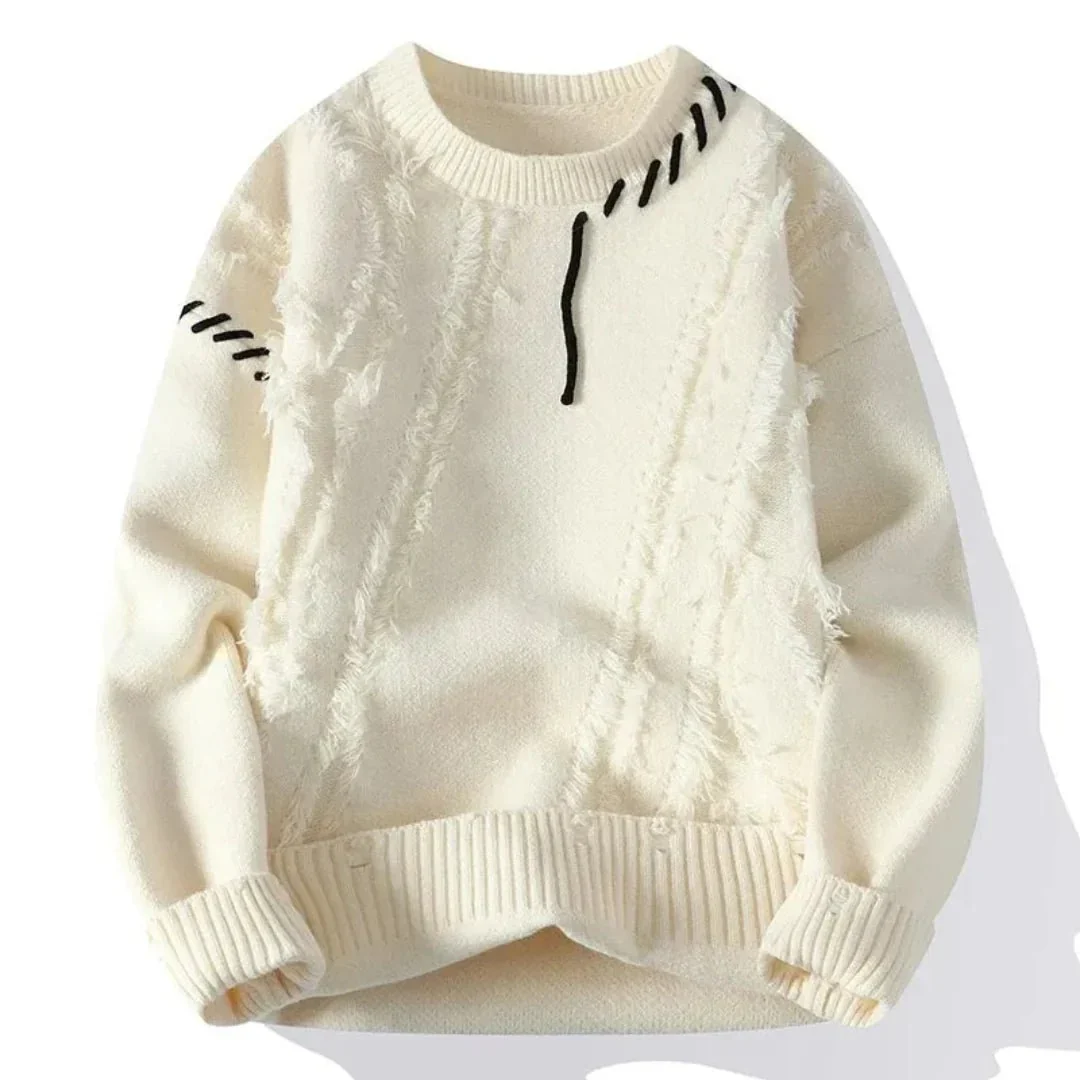 Dante | Modern men's sweater with geometric element design