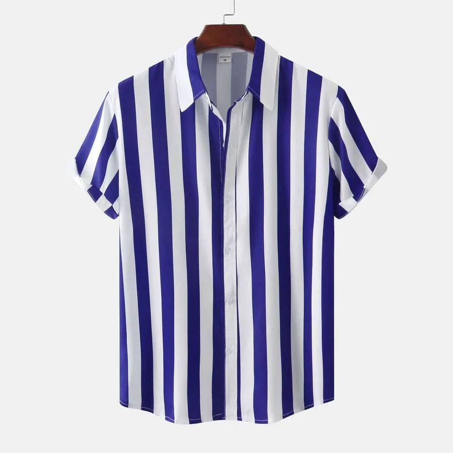 Darian | Breathable Striped Summer Shirt - Image 3