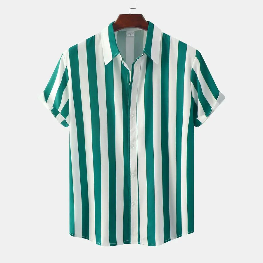 Darian | Breathable Striped Summer Shirt - Image 4
