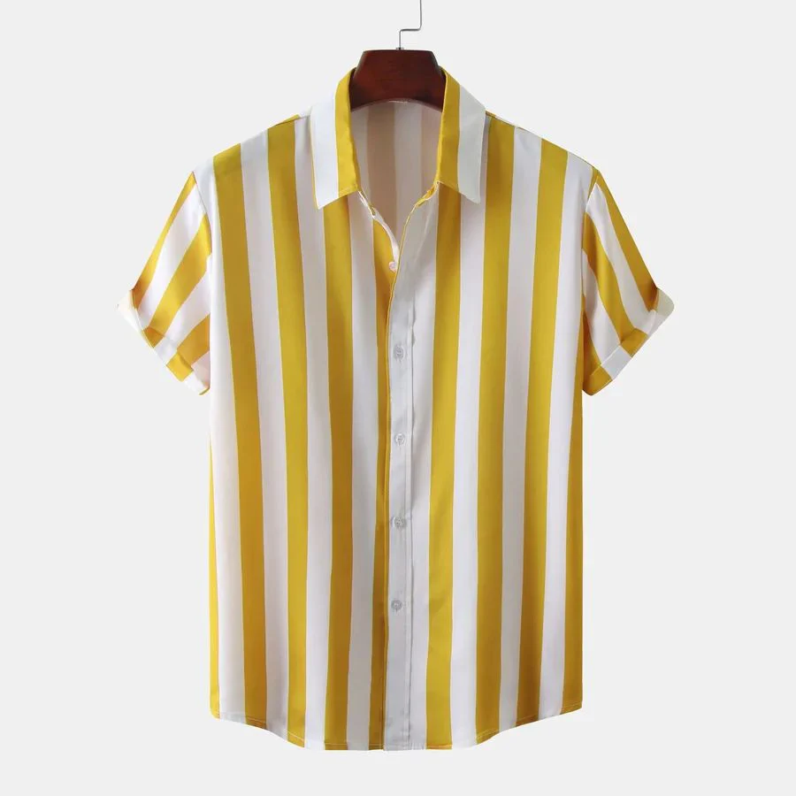 Darian | Breathable Striped Summer Shirt - Image 8