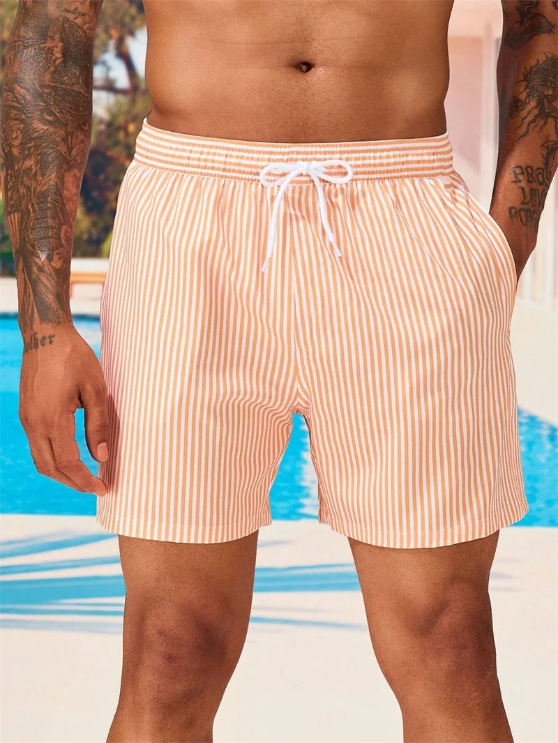 Darian | Striped Swim Shorts - Image 2
