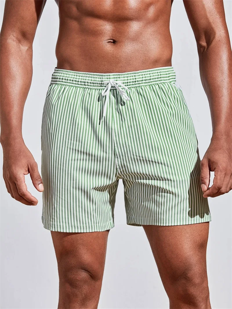 Darian | Striped Swim Shorts - Image 3
