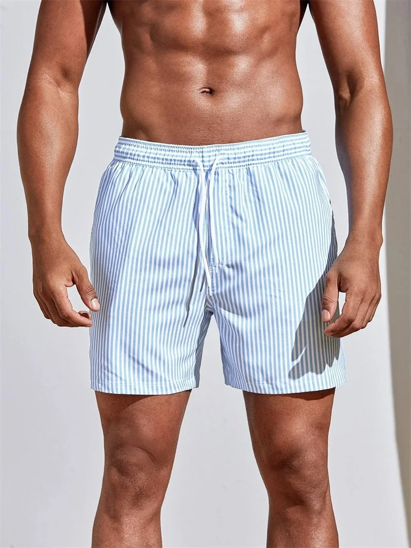 Darian | Striped Swim Shorts - Image 5