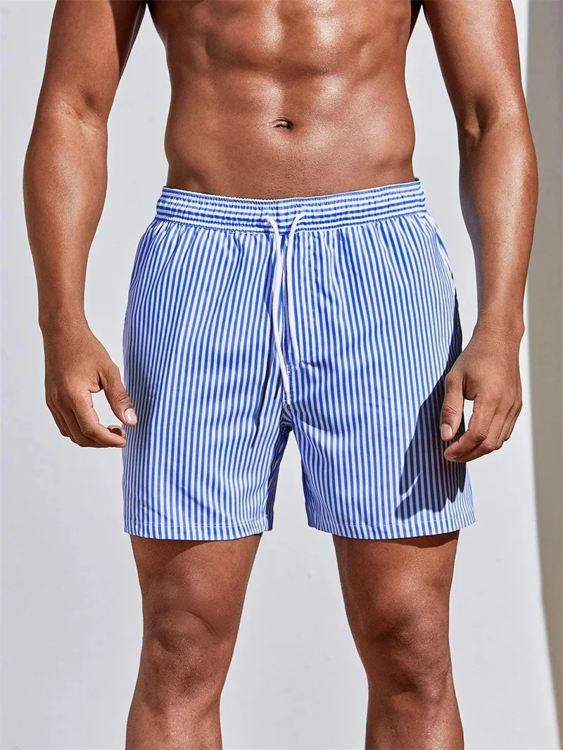 Darian | Striped Swim Shorts - Image 8