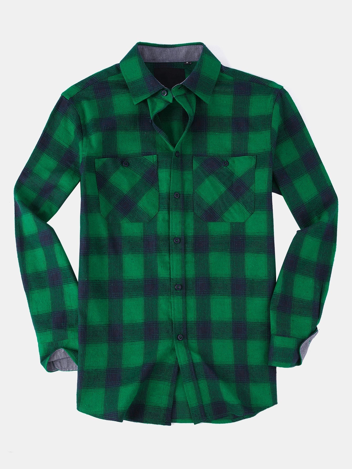 Darío® | Flannel Plaid Button Up Shirt - Image 12
