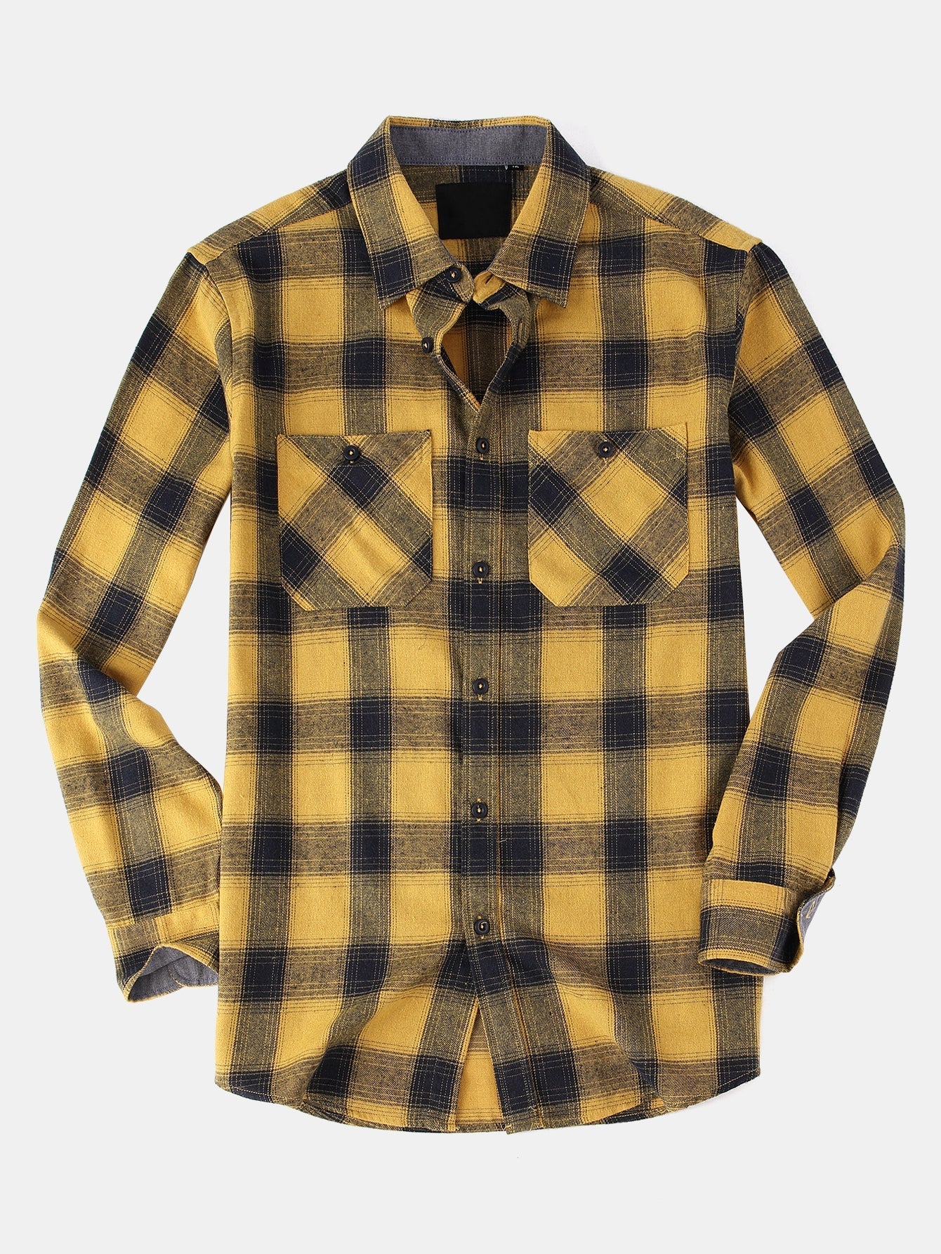 Darío® | Flannel Plaid Button Up Shirt - Image 14