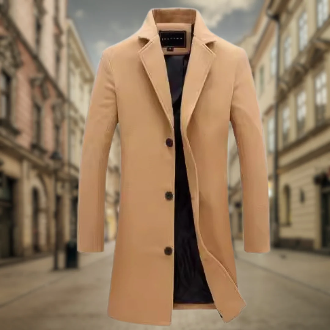 Darío® | Men's Autumn Long Coat - Image 2