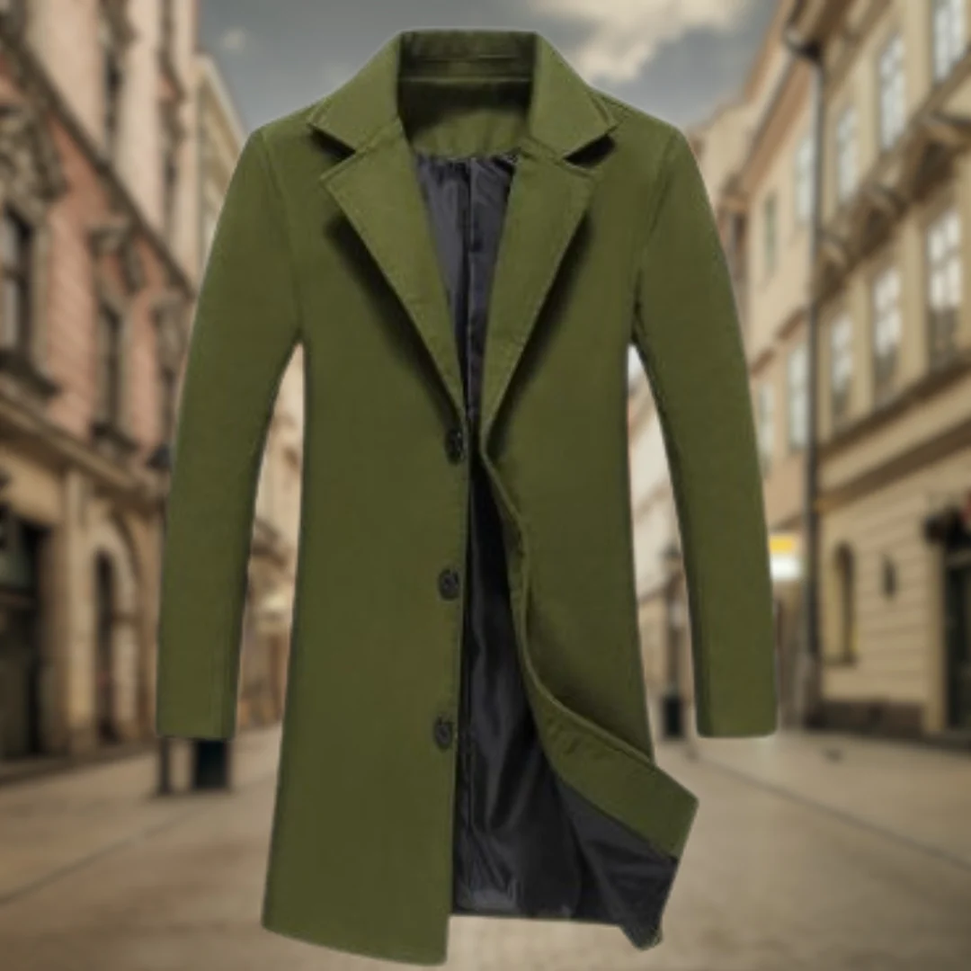 Darío® | Men's Autumn Long Coat - Image 5