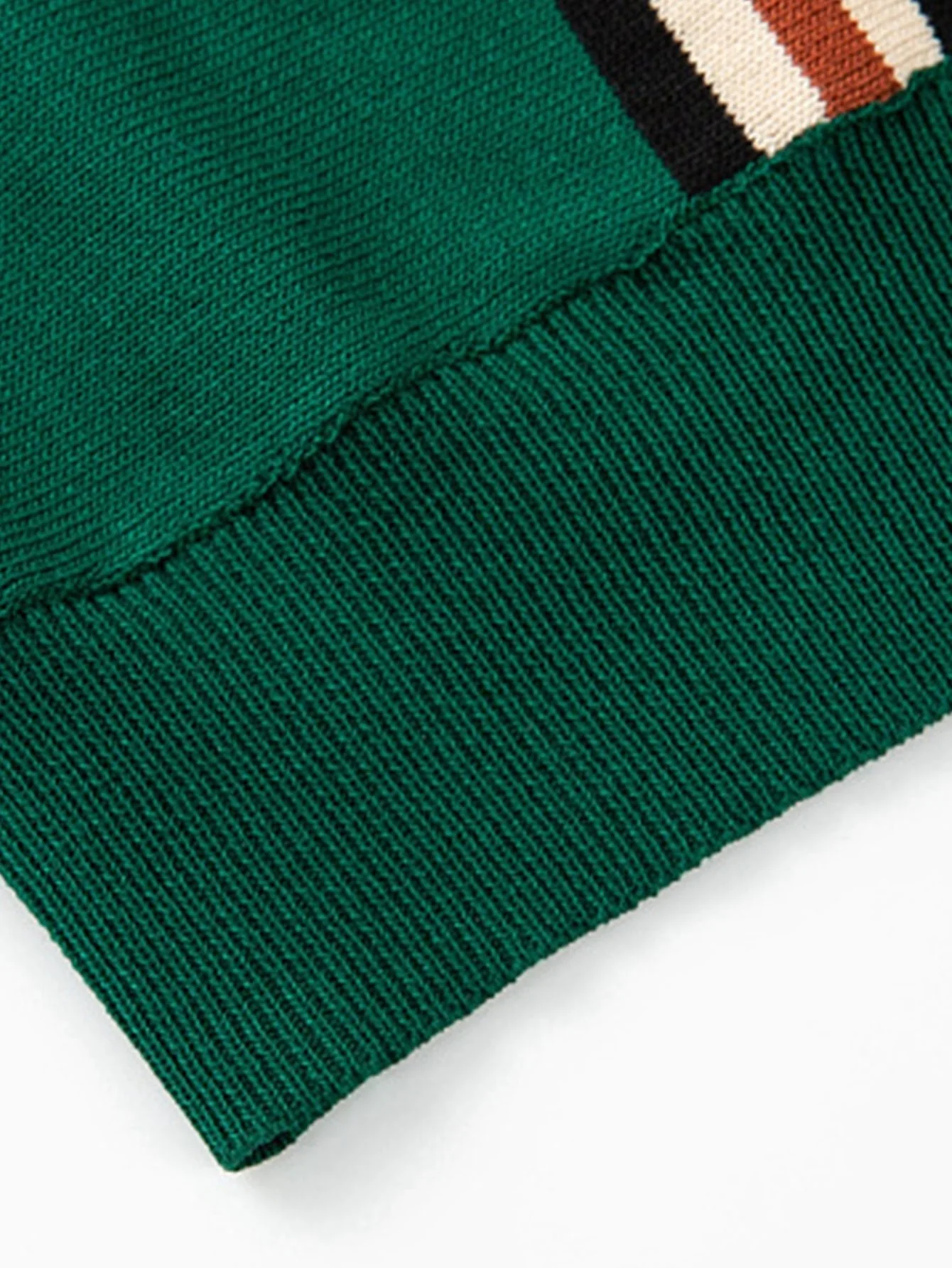 Darío® | Short Sleeve Striped Button Up Sweater Polo - Image 8