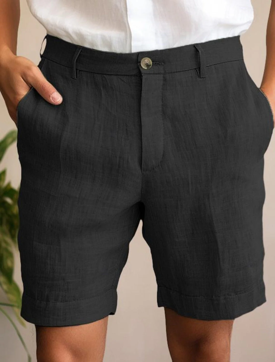 Darius® | Trendy Linen Shorts For Summer - Image 2