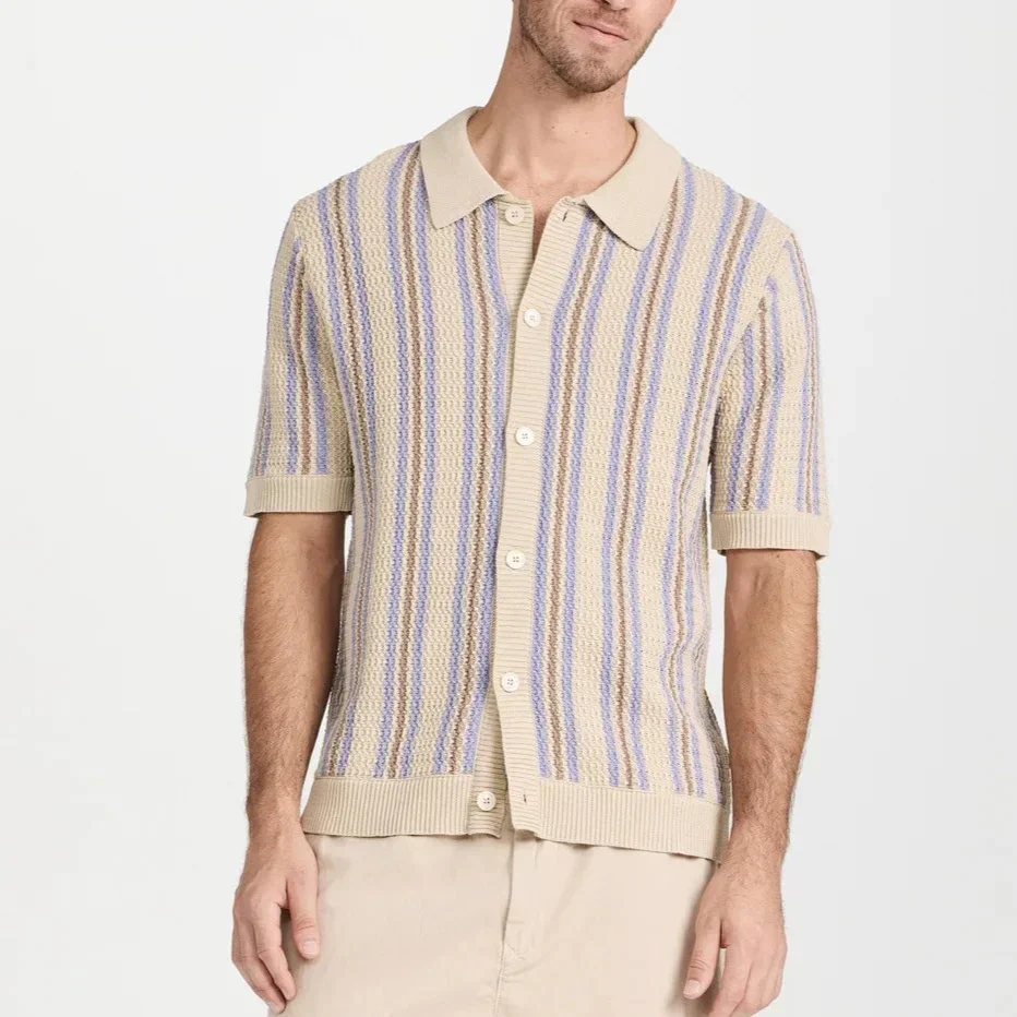 Darren® | Stripe Knit Polo - Image 2