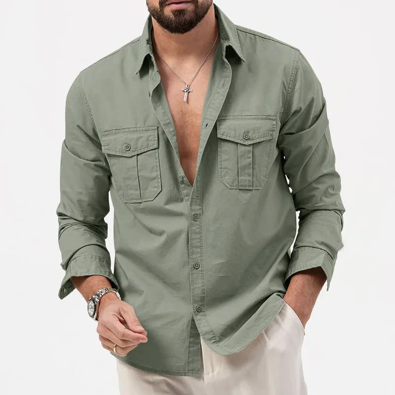 Dave® | Cotton Long Sleeve Shirt - Image 2
