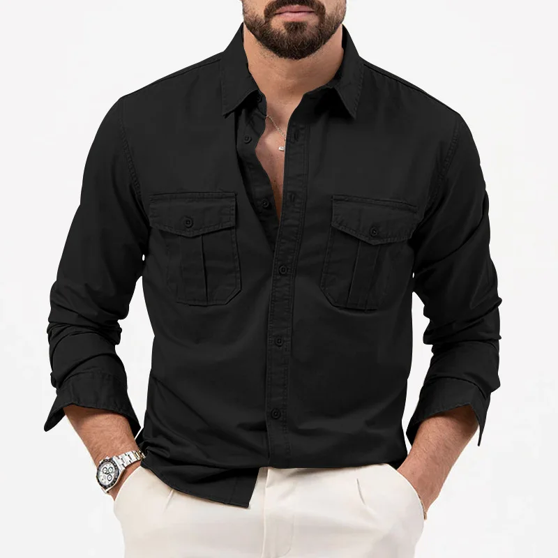 Dave® | Cotton Long Sleeve Shirt - Image 5