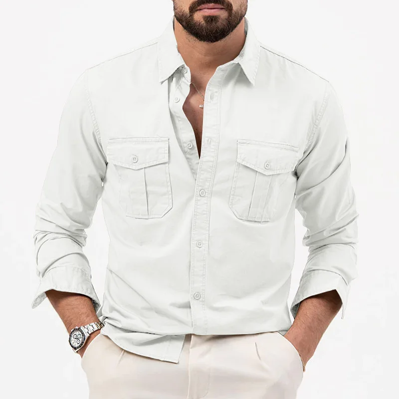 Dave® | Cotton Long Sleeve Shirt - Image 6