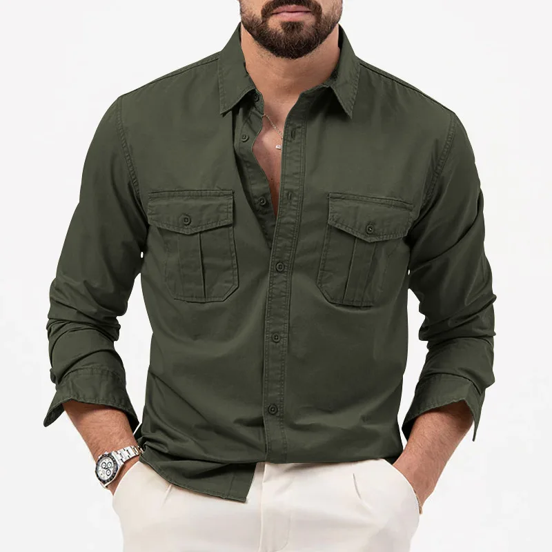 Dave® | Cotton Long Sleeve Shirt - Image 7