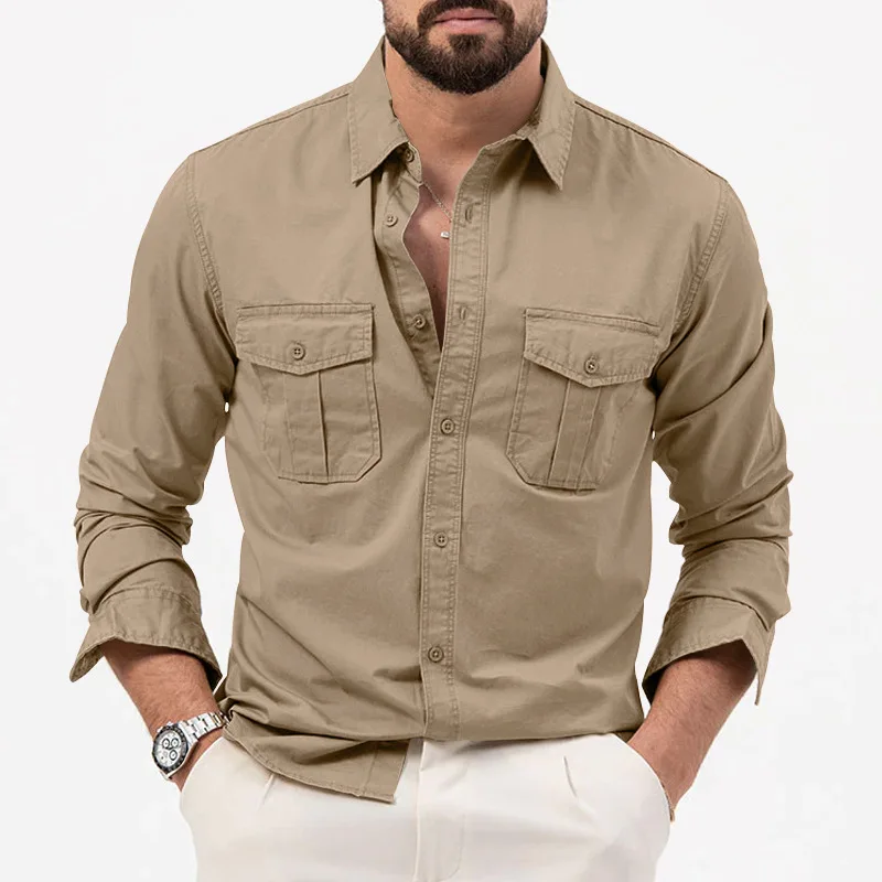 Dave® | Cotton Long Sleeve Shirt - Image 8