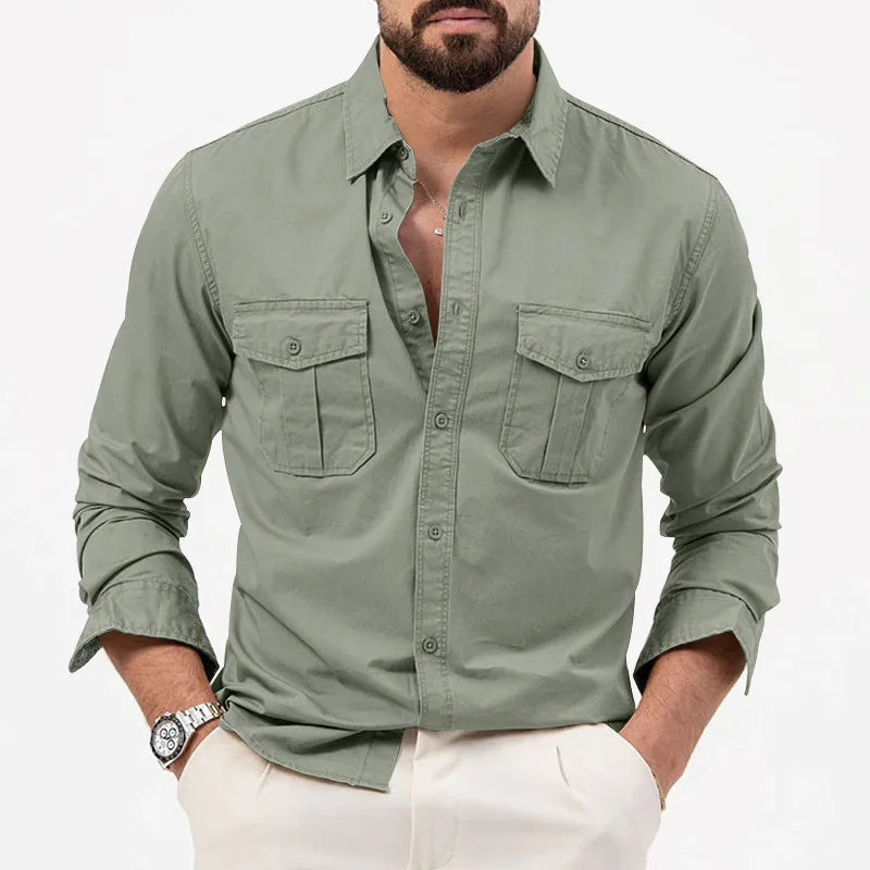 Dave® | Cotton Long Sleeve Shirt - Image 9