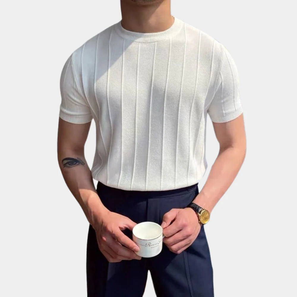 Davian® | Simply Knitted Men'S T-Shirt - Image 2