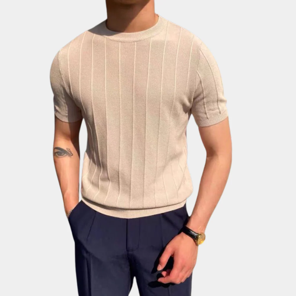 Davian® | Simply Knitted Men'S T-Shirt - Image 3