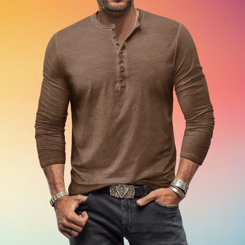 David® | Long-sleeved shirt with buttons - Image 5
