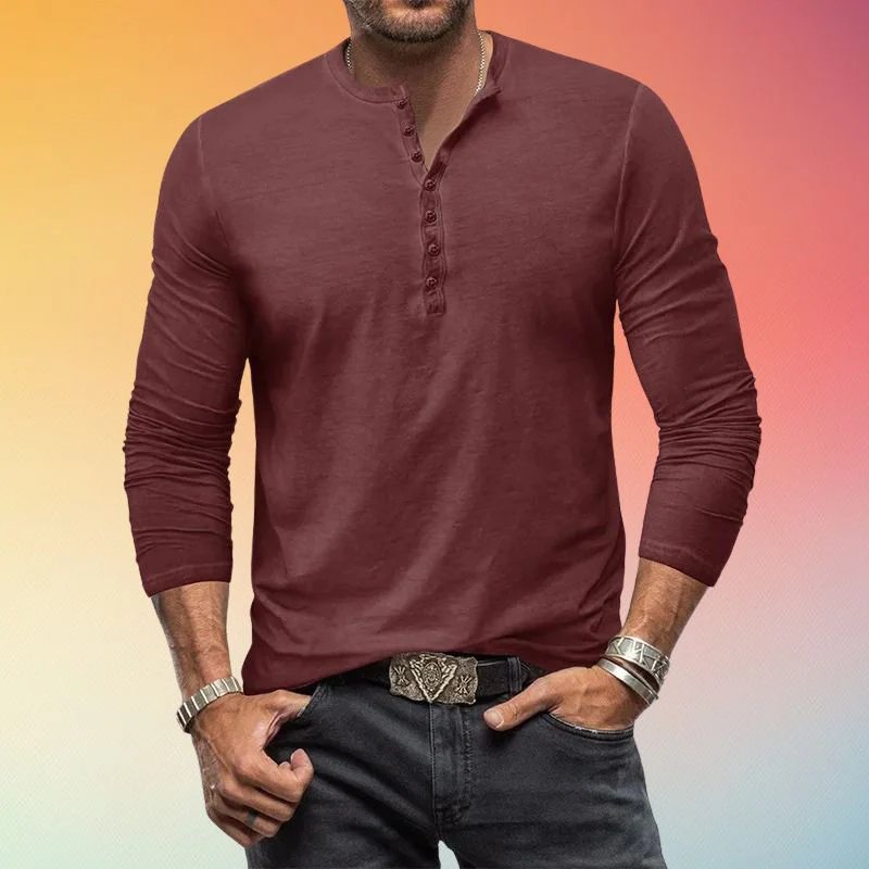 David® | Long-sleeved shirt with buttons - Image 6