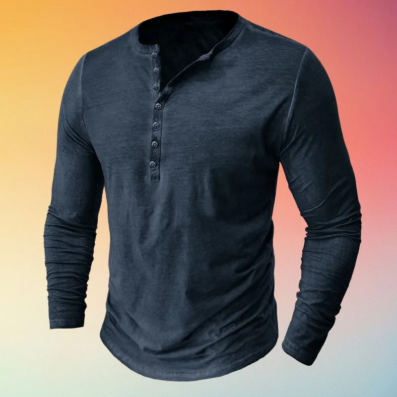 David® | Long-sleeved shirt with buttons - Image 9
