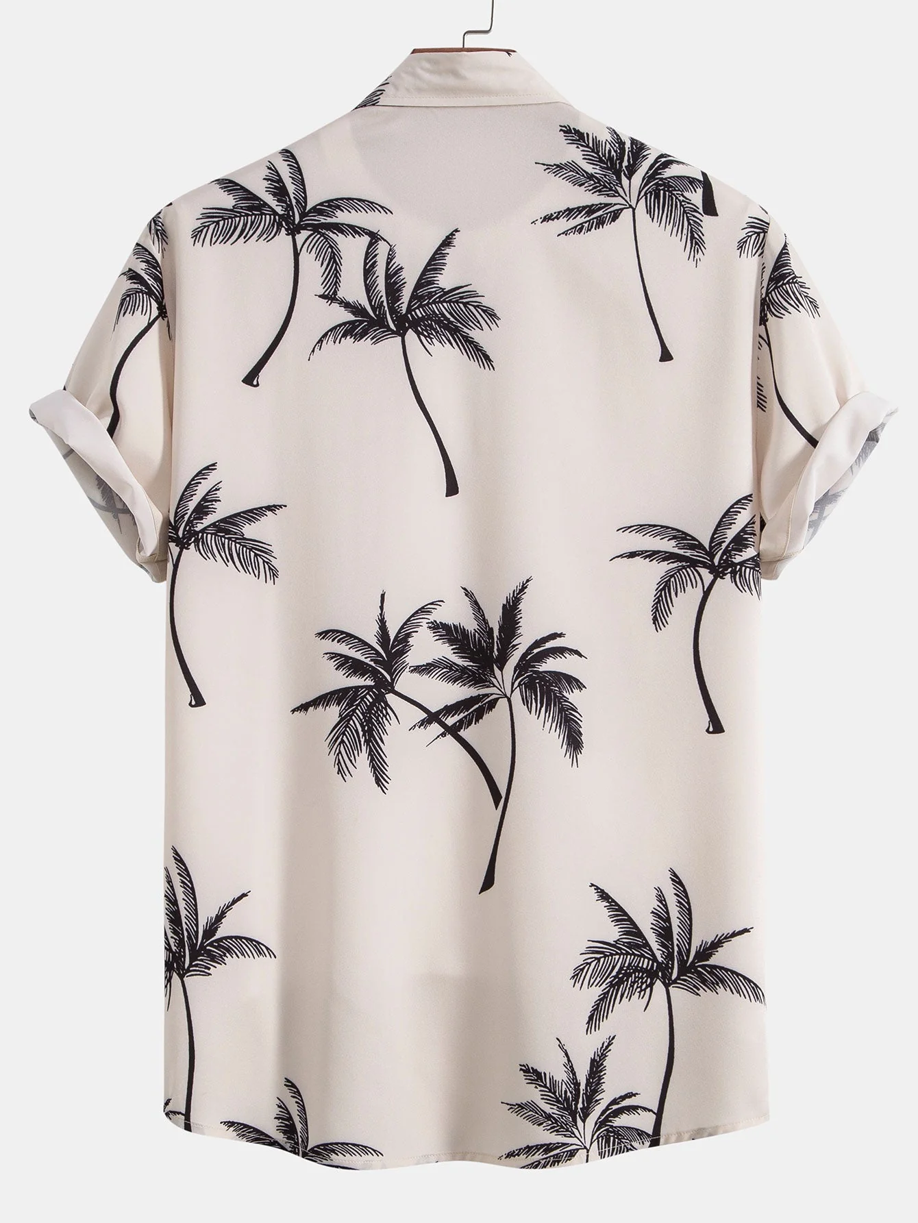 Dean® | Palm Tree Print Button Up Shirt - Image 6