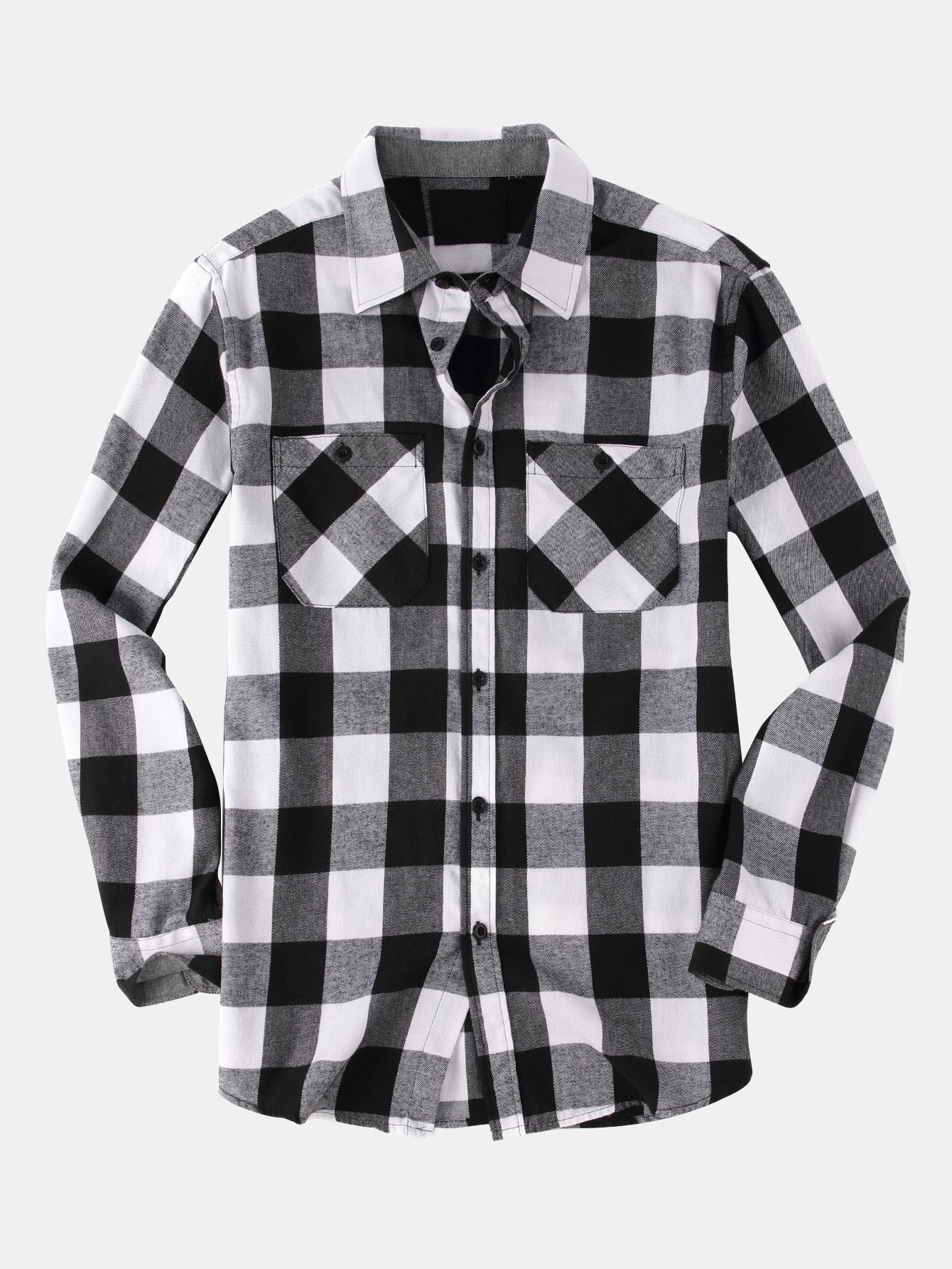 Decio® | Flannel Plaid Button Up Shirt - Image 10