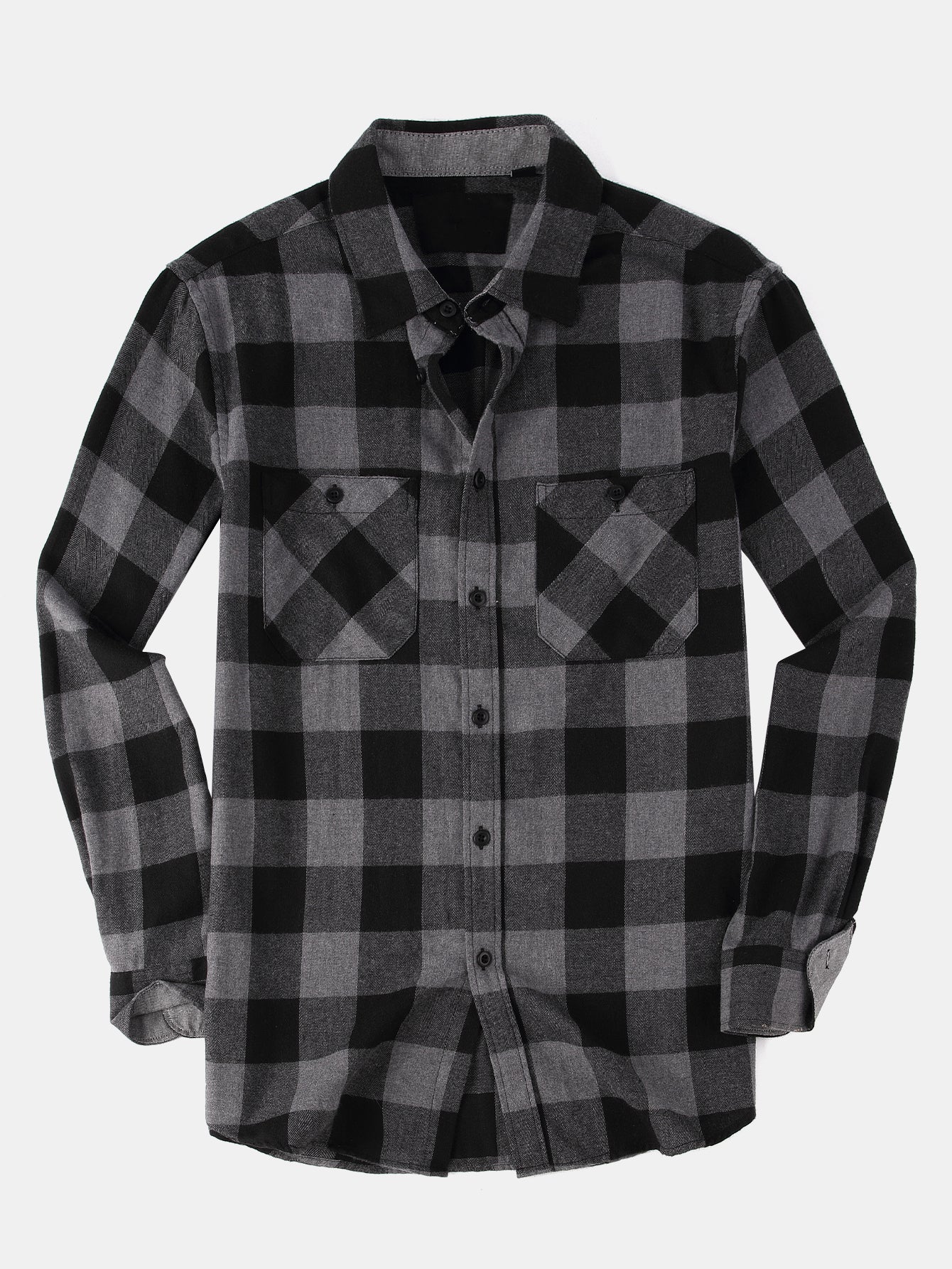 Decio® | Flannel Plaid Button Up Shirt - Image 8