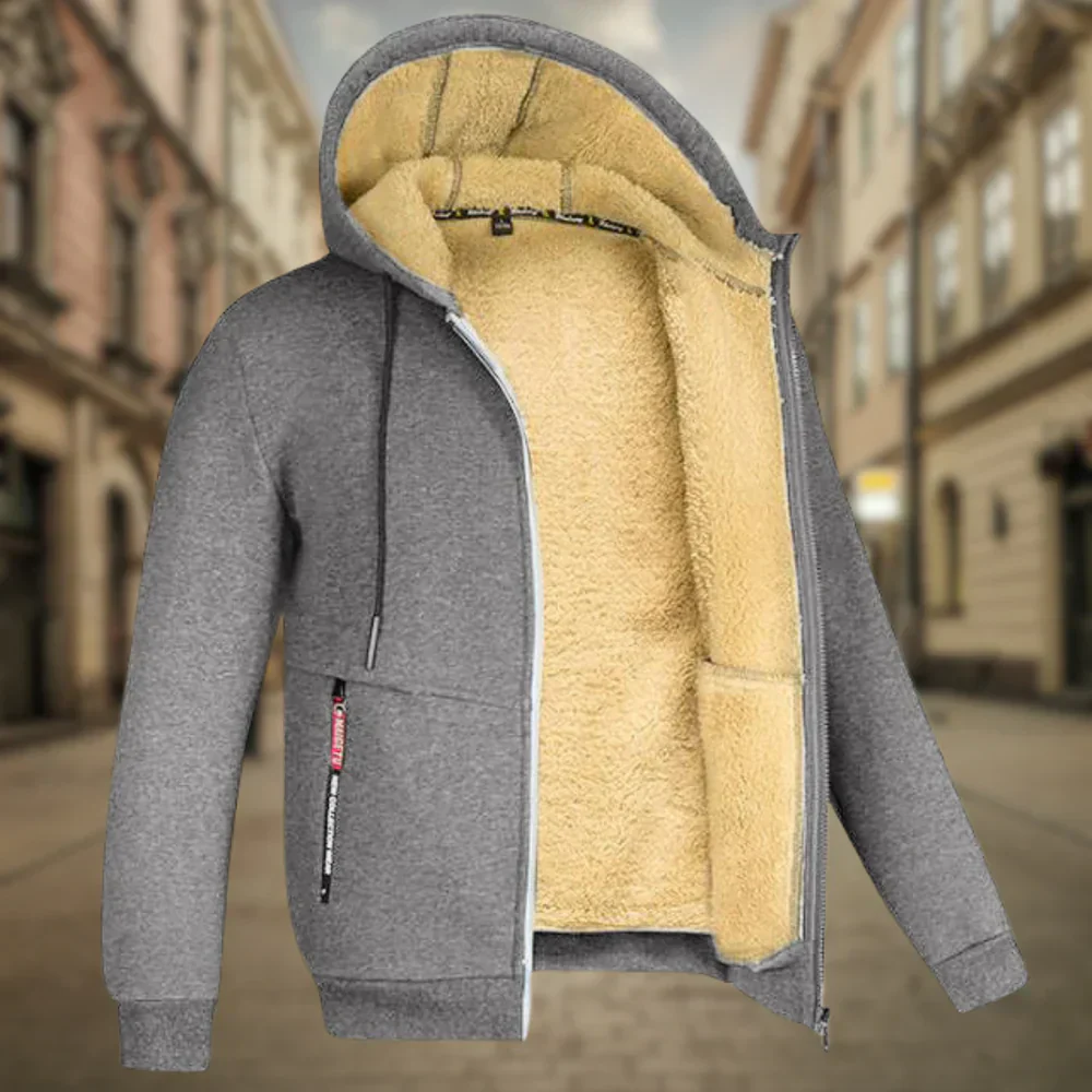 Decio | Cozy Sherpa-lined hoodie for men - Image 7