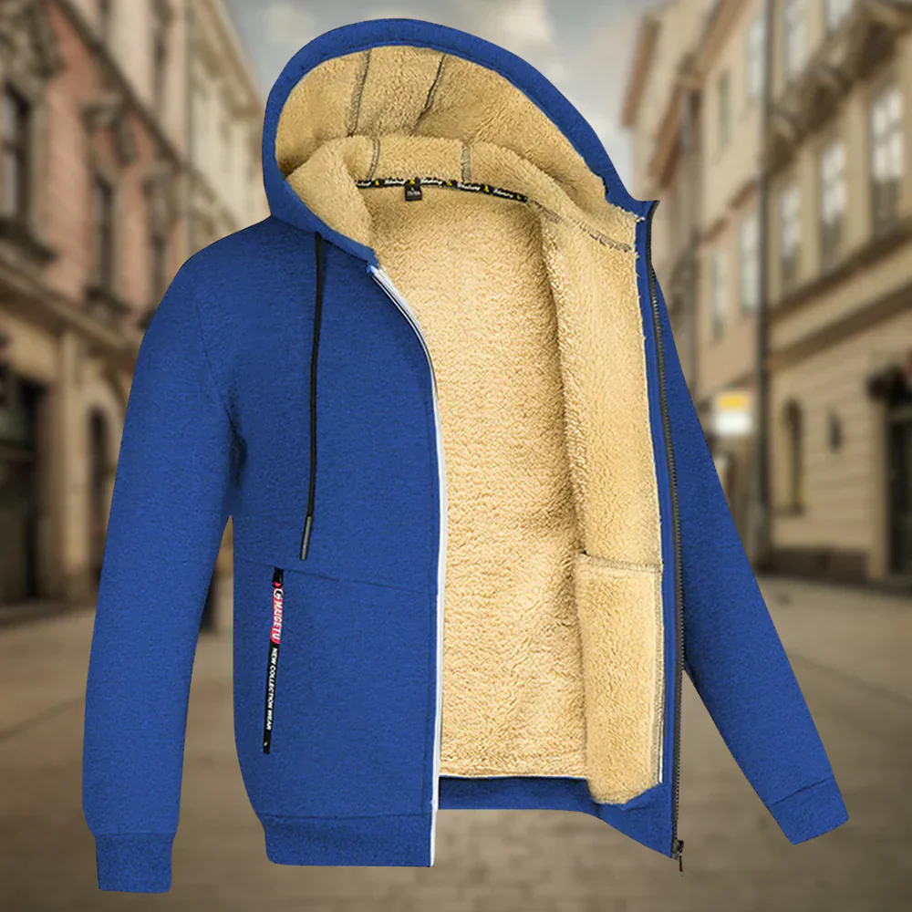 Decio | Cozy Sherpa-lined hoodie for men - Image 8